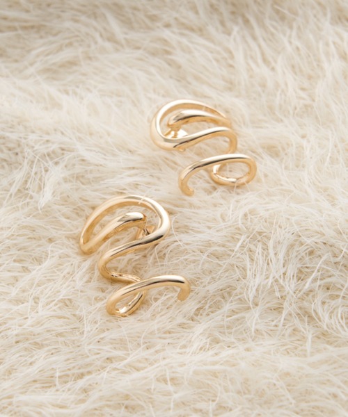 CIAOPANIC TYPY（チャオパニックティピー）の「lilメタルスパイラルピアス（ピアス（両耳用）・レディース・ゴールド/シルバー・ONE SIZE）」の5枚目の写真