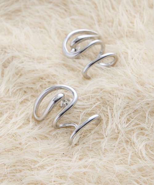 CIAOPANIC TYPY（チャオパニックティピー）の「lilメタルスパイラルピアス（ピアス（両耳用）・レディース・ゴールド/シルバー・ONE SIZE）」の6枚目の写真