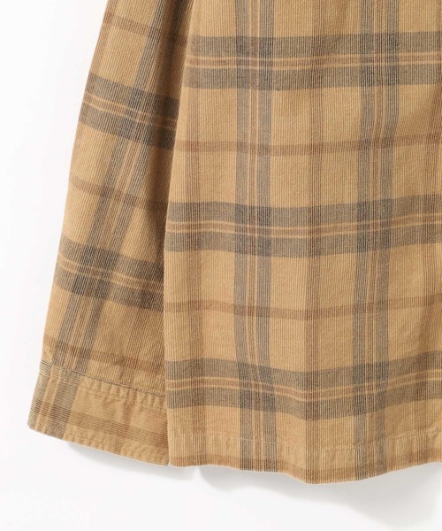 RAGEBLUE（レイジブルー）の「ヴィンテージライク/襟コーデュロイオーバーサイズチェックシャツ（シャツ/ブラウス・メンズ・グリーン系その他/ブラウン系その他・LARGE/MEDIUM）」の7枚目の写真