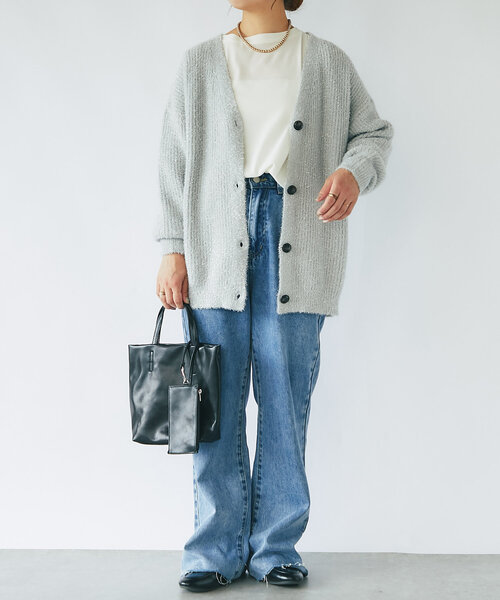 un dix cors（アンディコール）の「メタリックフェイクレザー2WAYトートバッグ（トートバッグ・レディース・シルバー/ブラック・FREE）」の20枚目の写真