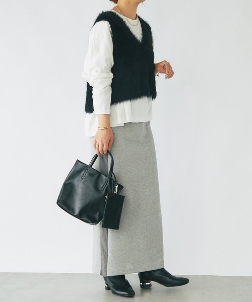 un dix cors（アンディコール）の「メタリックフェイクレザー2WAYトートバッグ（トートバッグ・レディース・シルバー/ブラック・FREE）」の21枚目の写真