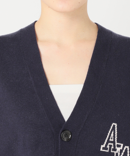 フレームワーク st.Johns 3rd club カレッジロゴカーディガン FRAMeWORK（フレームワーク）の「st.Johns 3rd club 別注カレッジロゴ