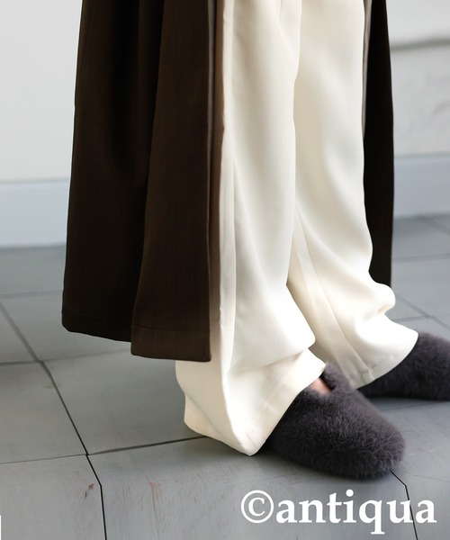 antiqua(アンティカ)の「ファーパンプス(スリッポン・レディース・グレー/ブラック・LL/L/M/S)」の19枚目の写真