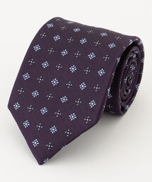 【極美品】J.PRESS ネクタイ小紋柄 ドット柄 総柄 光沢感 レッド 極美品】J.PRESS ネクタイ小紋柄 ドット柄 総柄 光沢感 レッド