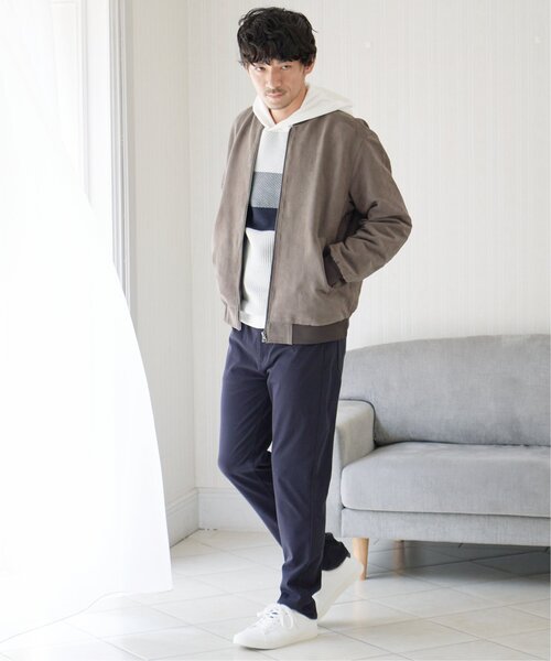 ikka（イッカ）の「ブロックスジャカードパーカー（パーカー・メンズ・ホワイト/グリーン/ネイビー・M/L/XL/S）」の21枚目の写真