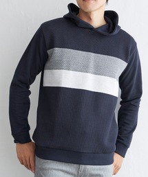 ikka | ブロックスジャカードパーカー(パーカー)