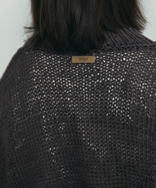 ooju（オージュ）の「【ooju】ぺーパリーニット(キッズ)（ニット/セーター・キッズ・チャコールグレー/グレイッシュベージュ・1/2/3/4）」の9枚目の写真