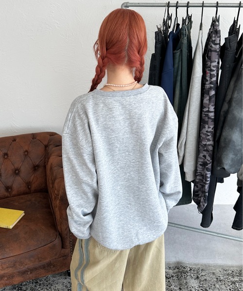 sedacle（セダクル）の「フロントプリントロゴスウェット（スウェット・メンズ・ネイビー/グレー・SMALL/MEDIUM/LARGE）」の5枚目の写真