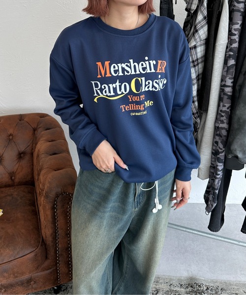 sedacle（セダクル）の「フロントプリントロゴスウェット（スウェット・メンズ・ネイビー/グレー・SMALL/MEDIUM/LARGE）」の11枚目の写真