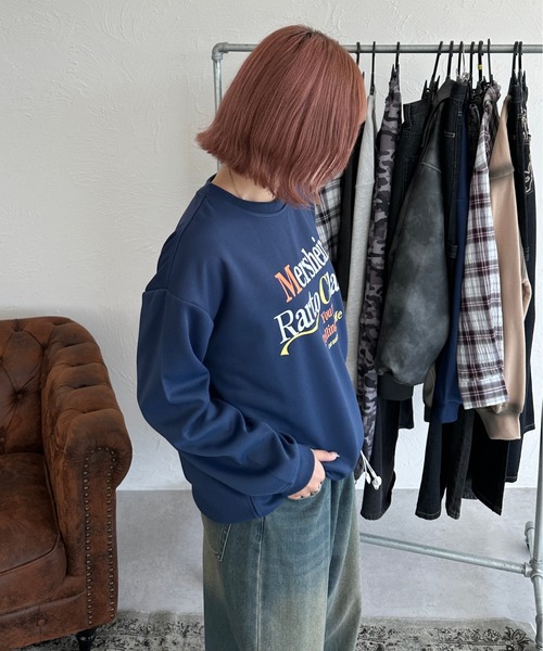 sedacle（セダクル）の「フロントプリントロゴスウェット（スウェット・メンズ・ネイビー/グレー・SMALL/MEDIUM/LARGE）」の13枚目の写真