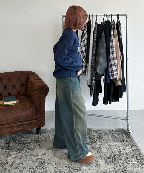 sedacle（セダクル）の「フロントプリントロゴスウェット（スウェット・メンズ・ネイビー/グレー・SMALL/MEDIUM/LARGE）」の16枚目の写真
