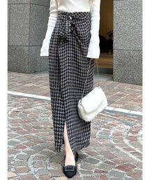 RESEXXY | パールボタンツイードラップスカート(スカート)