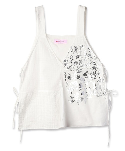 mintdesigns（ミントデザインズ）の「SAMPLER CAMISOLE / サンプラーキャミソール（キャミソール・レディース・ホワイト・2）」の5枚目の写真