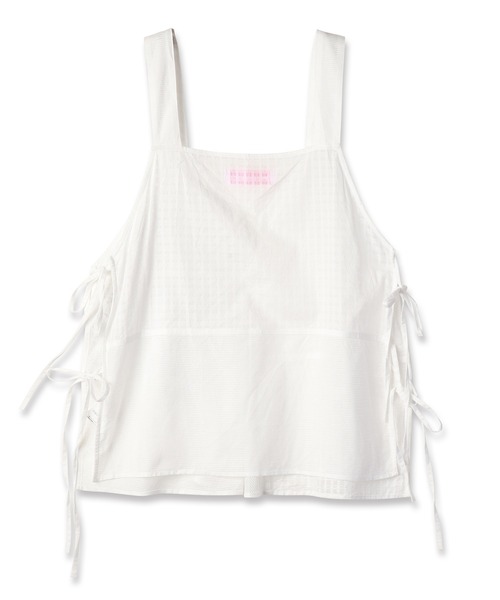 mintdesigns（ミントデザインズ）の「SAMPLER CAMISOLE / サンプラーキャミソール（キャミソール・レディース・ホワイト・2）」の6枚目の写真