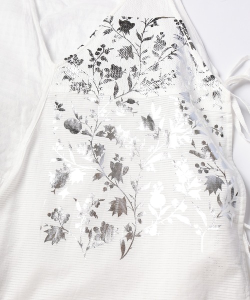 mintdesigns（ミントデザインズ）の「SAMPLER CAMISOLE / サンプラーキャミソール（キャミソール・レディース・ホワイト・2）」の8枚目の写真