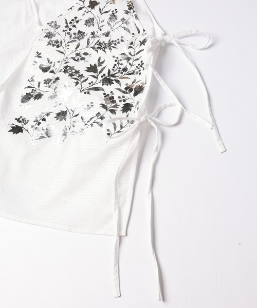 mintdesigns（ミントデザインズ）の「SAMPLER CAMISOLE / サンプラーキャミソール（キャミソール・レディース・ホワイト・2）」の13枚目の写真