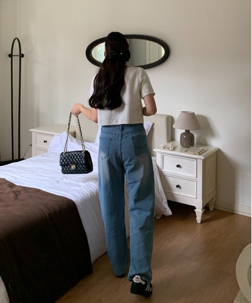 by your closet(バイユアークローゼット)の「ノーカラージャケット(ノーカラージャケット・レディース・ホワイト・L)」の9枚目の写真