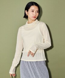 CITEN | ＜CITEN＞シアーハイネックトップ(Tシャツ/カットソー)