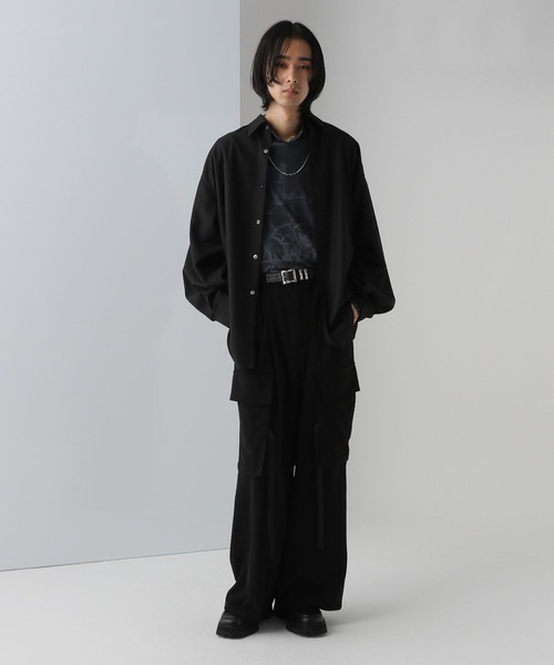 HARE（ハレ）の「【SET UP対応】OTOMOカーゴパンツ(HARE)（カーゴパンツ・メンズ・グリーン/ブラック/グレー・MEDIUM/SMALL）」の4枚目の写真