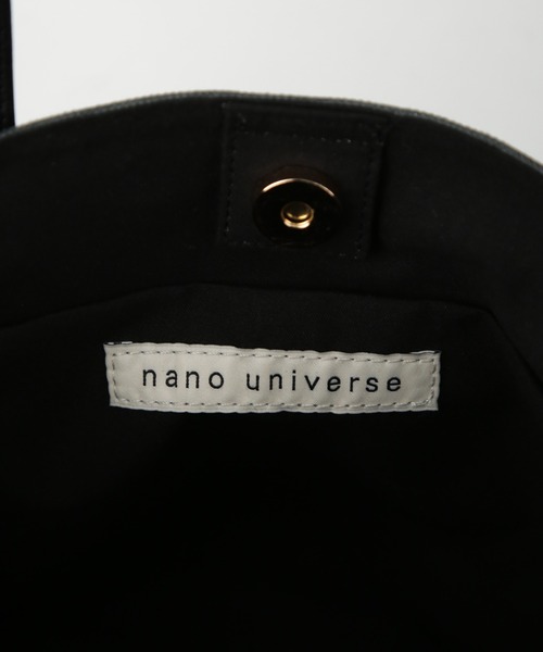 NANO universe(ナノユニバース)の「中仕切りショルダートートバッグ(トートバッグ・レディース・ブラック/ベージュ・FREE)」の13枚目の写真