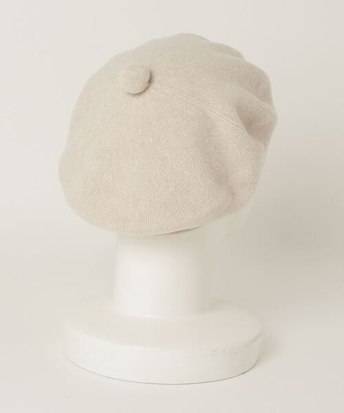 MARGARET HOWELL（マーガレットハウエル）の「MERINO CASHMERE BERET（ハンチング/ベレー帽・レディース・ホワイト系その他3・FREE）」の8枚目の写真