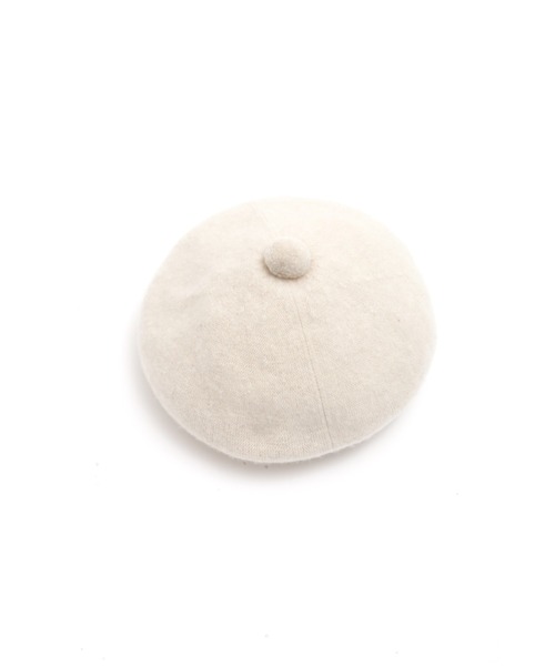 MARGARET HOWELL（マーガレットハウエル）の「MERINO CASHMERE BERET（ハンチング/ベレー帽・レディース・ホワイト系その他3・FREE）」の4枚目の写真