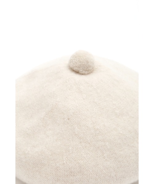 MARGARET HOWELL（マーガレットハウエル）の「MERINO CASHMERE BERET（ハンチング/ベレー帽・レディース・ホワイト系その他3・FREE）」の5枚目の写真