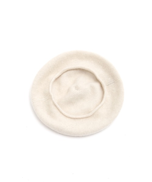 MARGARET HOWELL（マーガレットハウエル）の「MERINO CASHMERE BERET（ハンチング/ベレー帽・レディース・ホワイト系その他3・FREE）」の7枚目の写真