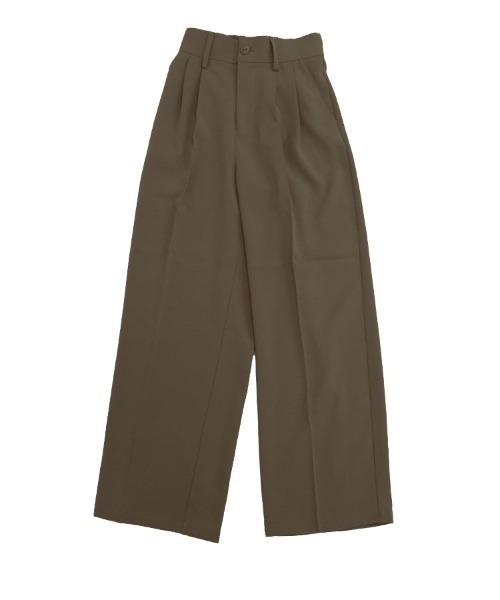 DONOBAN（ドノバン）の「ダブルタックカラーパンツ（その他パンツ・レディース・ブラック/アイボリー/グレー/ベージュ/ブラウン・S/M/L）」の17枚目の写真