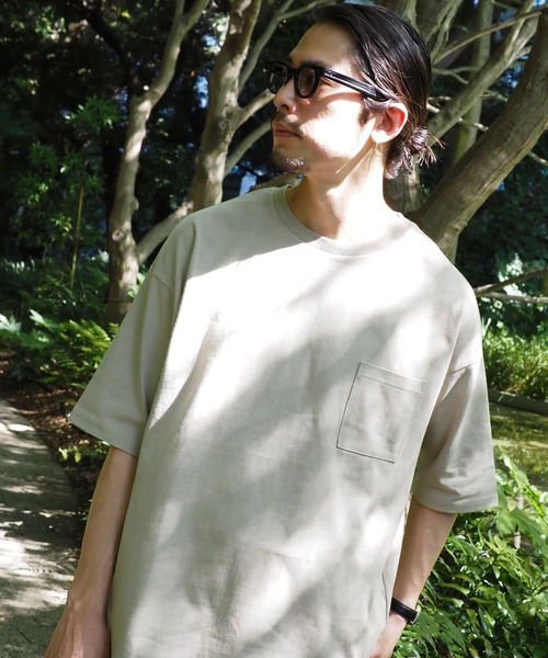 B:MING by BEAMS(ビーミングバイビームス)の「ヘビーウエイト ドロップショルダー Tシャツ 9.0oz(Tシャツ/カットソー・メンズ・ベージュ/ネイビー/オフホワイト/ブラック/ブラウン系その他5・S/M/L/XL)」の4枚目の写真