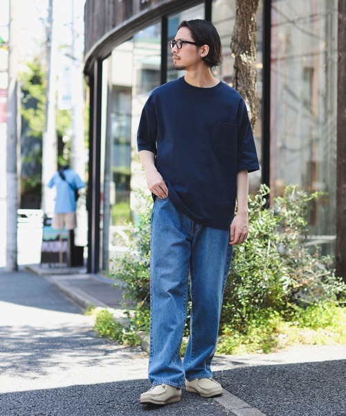 B:MING by BEAMS(ビーミングバイビームス)の「ヘビーウエイト ドロップショルダー Tシャツ 9.0oz(Tシャツ/カットソー・メンズ・ベージュ/ネイビー/オフホワイト/ブラック/ブラウン系その他5・S/M/L/XL)」の9枚目の写真