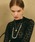 IRIS47�i�C���X�t�H�[�Z�u���j�́u�yIRIS 47�zheather tie necklace/�w�U�[ �^�C �l�b�N���X�i�l�b�N���X�j�v�b�z���C�g