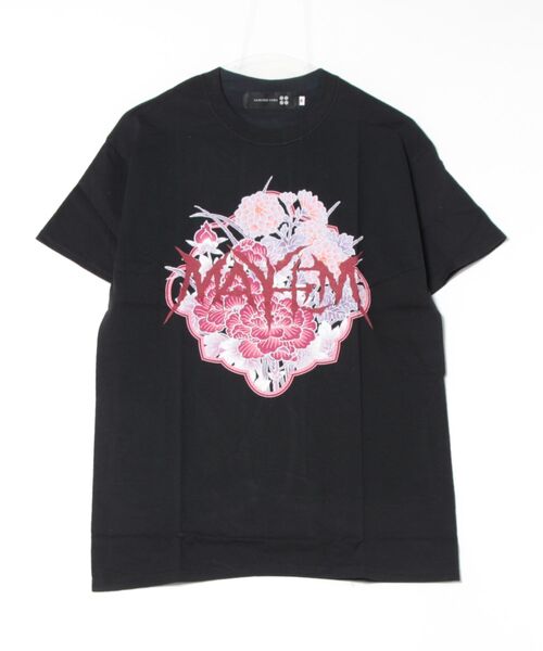 SAMURAI CORE(サムライコア)の「【SAMURAI CORE x MAYHEM】Graphic Design T(Tシャツ/カットソー・メンズ・ホワイト/ブラック・MEDIUM/LARGE)」の2枚目の写真