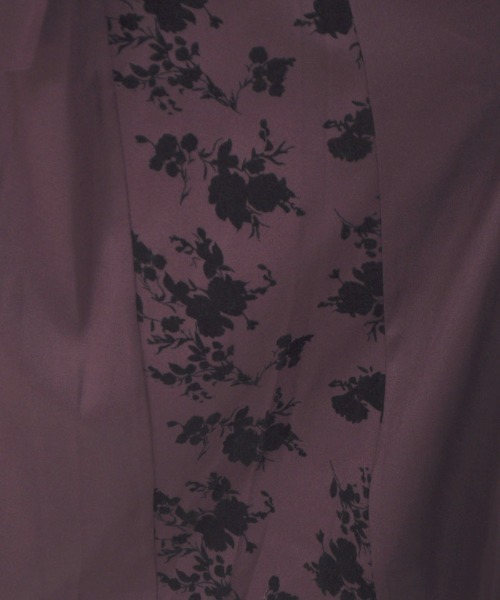 axes femme(アクシーズファム)の「フラワーフロッキー切替スカート(スカート・レディース・ブラック/ブルーグリーン/パープル・FREE)」の20枚目の写真