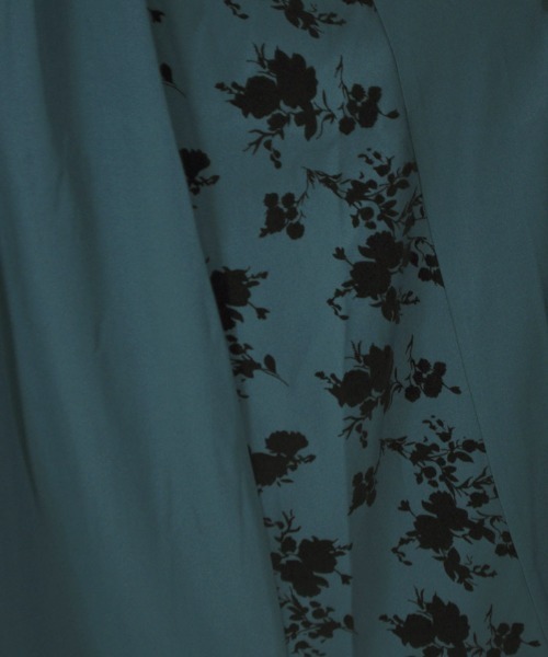 axes femme(アクシーズファム)の「フラワーフロッキー切替スカート(スカート・レディース・ブラック/ブルーグリーン/パープル・FREE)」の11枚目の写真