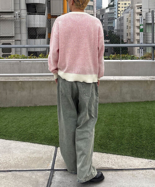 CIAOPANIC（チャオパニック）の「メッセージロゴニット（ニット/セーター・レディース・ネイビー/ブラウン/グレー/アイボリー・FREE）」の18枚目の写真