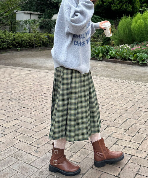 CIAOPANIC（チャオパニック）の「メッセージロゴニット（ニット/セーター・レディース・ネイビー/ブラウン/グレー/アイボリー・FREE）」の6枚目の写真