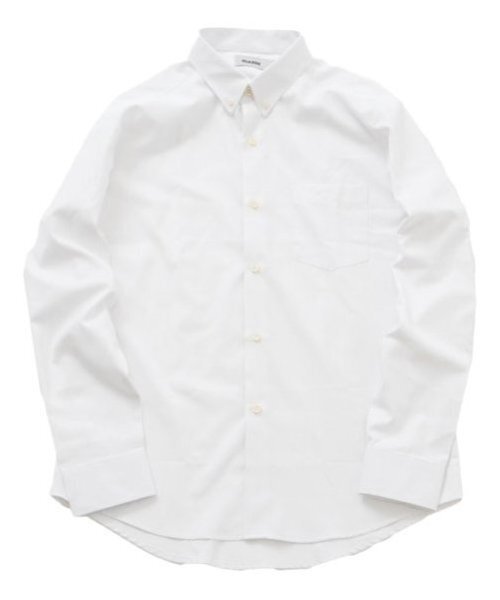 GLAZOS（グラソス）の「【大人向けサイズあり】オックス・ボタンダウンシャツ（シャツ/ブラウス・キッズ・ホワイト/サックスブルー・XS/L/M/S）」の11枚目の写真