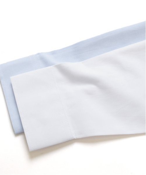 GLAZOS（グラソス）の「【大人向けサイズあり】オックス・ボタンダウンシャツ（シャツ/ブラウス・キッズ・ホワイト/サックスブルー・XS/L/M/S）」の7枚目の写真