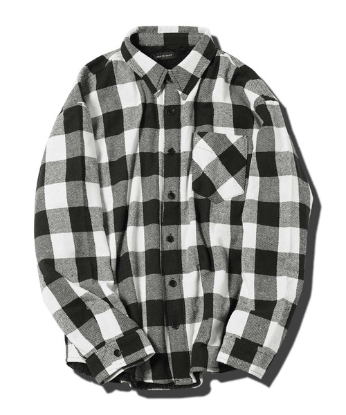 jiggys shop(ジギーズショップ)の「裏ボアネルチェックシャツ(シャツ/ブラウス・メンズ・ブラウン系その他/ブラック系その他/ブルー系その他/ブラック系その他2・X-LARGE/MEDIUM/LARGE)」の12枚目の写真