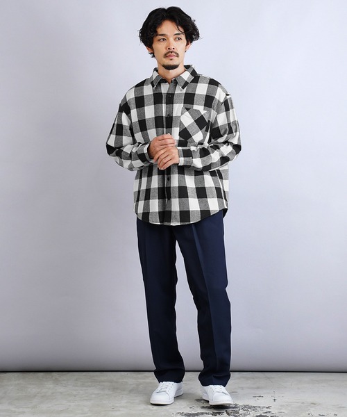jiggys shop(ジギーズショップ)の「裏ボアネルチェックシャツ(シャツ/ブラウス・メンズ・ブラウン系その他/ブラック系その他/ブルー系その他/ブラック系その他2・X-LARGE/MEDIUM/LARGE)」の13枚目の写真