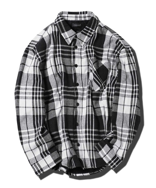 jiggys shop(ジギーズショップ)の「裏ボアネルチェックシャツ(シャツ/ブラウス・メンズ・ブラウン系その他/ブラック系その他/ブルー系その他/ブラック系その他2・X-LARGE/MEDIUM/LARGE)」の10枚目の写真