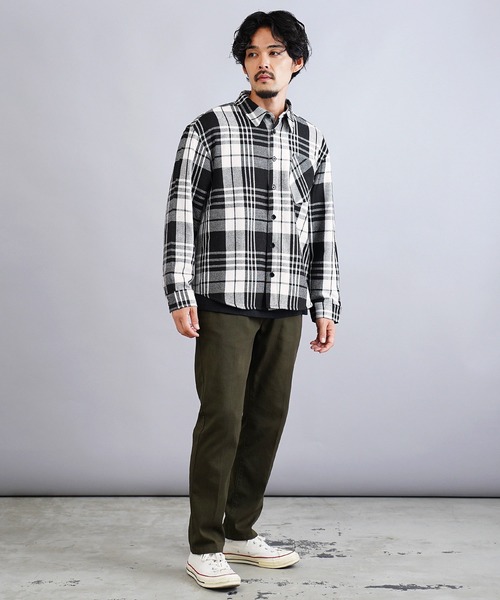 jiggys shop(ジギーズショップ)の「裏ボアネルチェックシャツ(シャツ/ブラウス・メンズ・ブラウン系その他/ブラック系その他/ブルー系その他/ブラック系その他2・X-LARGE/MEDIUM/LARGE)」の11枚目の写真