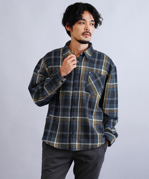 jiggys shop(ジギーズショップ)の「裏ボアネルチェックシャツ(シャツ/ブラウス・メンズ・ブラウン系その他/ブラック系その他/ブルー系その他/ブラック系その他2・X-LARGE/MEDIUM/LARGE)」の21枚目の写真