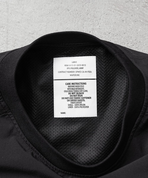 WAIPER.inc(ワイパーインク)の「米軍 U.S.ARMY IPFU クルーネック プルオーバー CORDURA Advanced Fabrics WAIPER.inc【WP1033】(Tシャツ/カットソー・メンズ・ブラック/オリーブ/グレー・S/M/L/XL/XXL)」の22枚目の写真