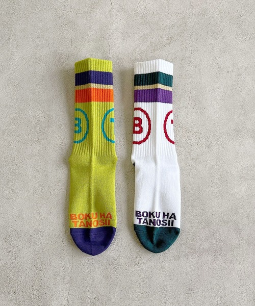 MARKEY'S（マーキーズ）の「【BOKU HA TANOSII】ラメラインソックス/おとな23-25cm（ソックス/靴下・レディース・ホワイト/ミント・L）」の8枚目の写真