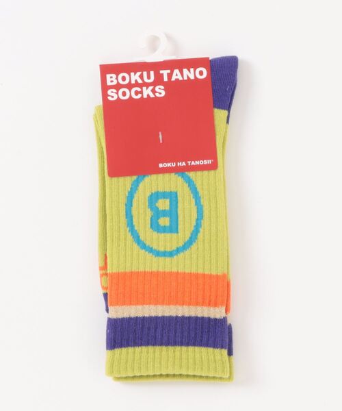 MARKEY'S（マーキーズ）の「【BOKU HA TANOSII】ラメラインソックス/おとな23-25cm（ソックス/靴下・レディース・ホワイト/ミント・L）」の3枚目の写真