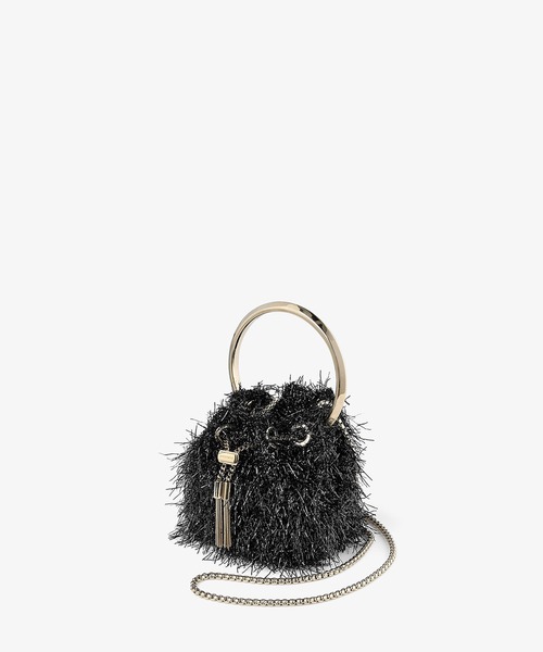JIMMY CHOO（ジミーチュウ）の「MICRO BON BON（ショルダーバッグ・レディース・レッド/ブラック・ONE SIZE）」の3枚目の写真