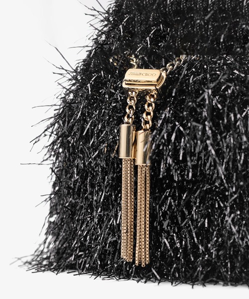 JIMMY CHOO（ジミーチュウ）の「MICRO BON BON（ショルダーバッグ・レディース・レッド/ブラック・ONE SIZE）」の4枚目の写真