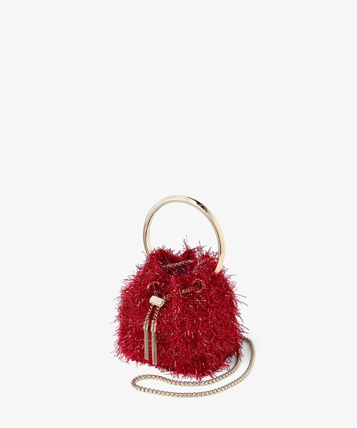 JIMMY CHOO（ジミーチュウ）の「MICRO BON BON（ショルダーバッグ・レディース・レッド/ブラック・ONE SIZE）」の7枚目の写真